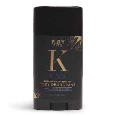 Play Pits King Natural Solid Deodorant 2.65oz - New