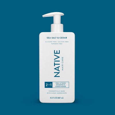 Native Sea Salt &amp; Cedar  2-in-1 Shampoo &amp; Conditioner  16.5 fl oz - New