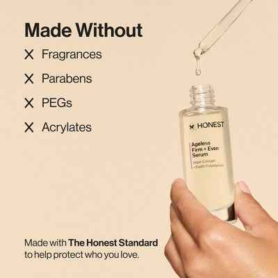 Honest Beauty Ageless Firm and Even Serum 1.0 fl oz - Imperfect Box