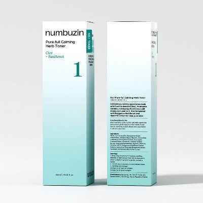 numbuzin No.1 Pure-Full Calming Herb Toner 10.14 fl oz - New