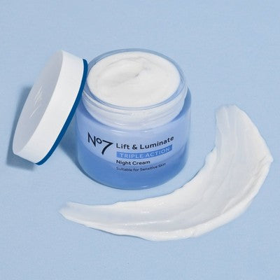 No7 Lift Luminate Triple Action Night Cream 1.69 fl oz - Imperfect Box by This is Beauty US