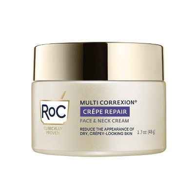 RoC Face &amp; Neck Anti-Aging Moisturizer Firming Cream for Crepey Skin 1.7 fl oz - New