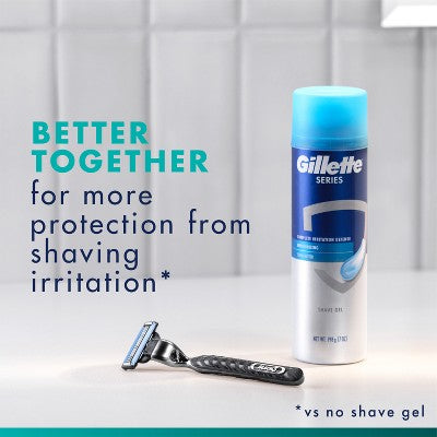Gillette Mach3 Value Pack Razor Handle + 6 Blade Refills - Imperfect Box by This is Beauty US