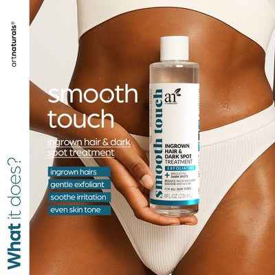 artnaturals Smooth Touch Ingrown Hair and Dark Spot Treatment 8 fl oz. - New