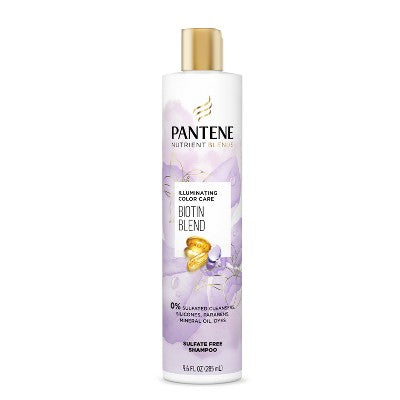 Pantene Illuminating Biotin Shampoo, Nutrient Blends 9.6 fl oz - New by This is Beauty US