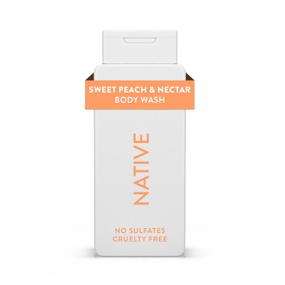 Native Body Wash Sweet Peach &amp; Nectar Sulfate Free 18 fl oz - Imperfect Container by This is Beauty US