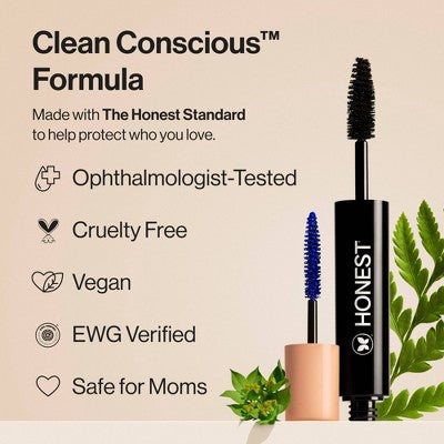 Honest Beauty Extreme Volume Mascara + Bold Lash Primer Black 0.27 fl oz - Imperfect Box by This is Beauty US