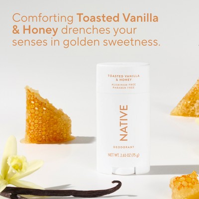 Native Limited Edition Deodorant Toasted Vanilla &amp; Honey 2.65oz - New