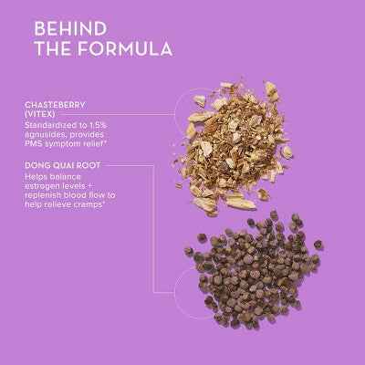 HUM Nutrition Hormone Balance for PMS Relief &amp; Mood Support Vegan Capsules 60ct - New