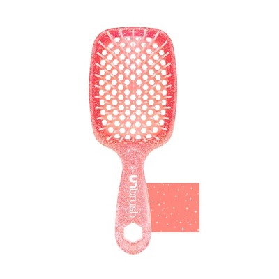 UNbrush Detangler Hair Brush Glitter Ruby - Imperfect Box by This is Beauty US
