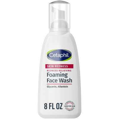 Cetaphil Foaming Face Wash Facial Cleanser for Redness Prone Skin 8 fl oz - New