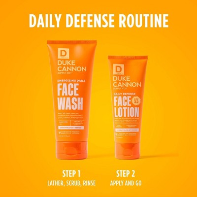 Duke Cannon Energizing Daily Face Wash 6 fl. oz - Imperfect Container by This is Beauty US