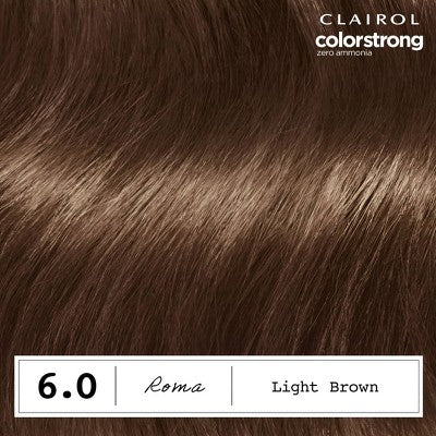 Clairol ColorStrong Permanent Hair Color Dye Kit 6 Light Brown - Imperfect Box by This is Beauty US