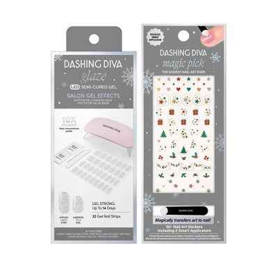 Dashing Diva Glaze Starter Nail Art Gummy Bear + Magic Pick Nail Art  32ct - New