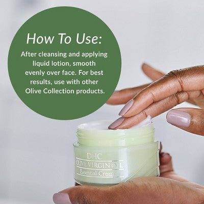 DHC Olive Virgin Oil Essential Moisturizing Cream 1.7 fl oz - Imperfect Box by This is Beauty US