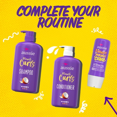 Aussie 3 Minutes Miracle Curls Detangling Deep Conditioner 8 fl oz - New by This is Beauty US