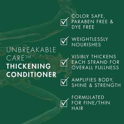 Nexxus Unbreakable Care Biotin Conditioner For Fine &amp; Thin Hair 13.5 fl oz - New