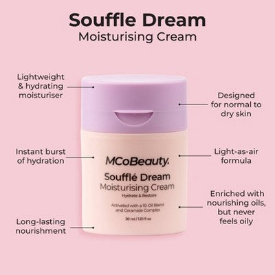 MCoBeauty Souffle Dream Moisturizing Cream 1.01fl oz - Imperfect Box by This is Beauty US