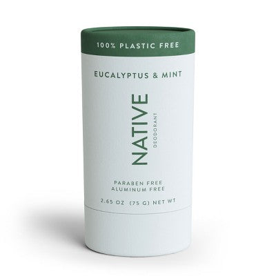 Native Solid Deodorant for Men; Women Eucalyptus; Mint Aluminum; Plastic Free 2.65oz - Imperfect Container by This is Beauty US