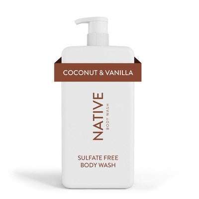 Native Sulfate Free Body Wash Coconut; Vanilla 36 fl oz - Imperfect Container by This is Beauty US