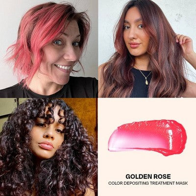 Overtone Golden Rose Hair Mask Semi-Permanent Hair Dye &amp; Color Conditioner - New by This is Beauty US