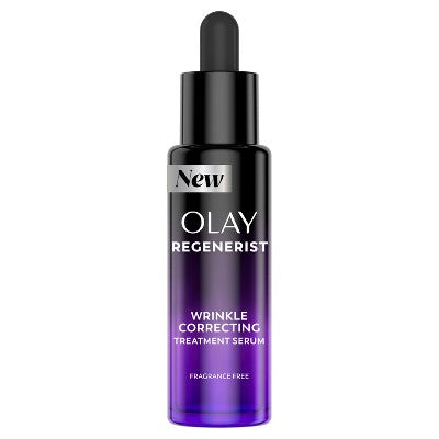Olay Regenerist Anti-Aging Night Serum, Hydrating &amp; Wrinkle Correcting Treatment 1 fl oz - New