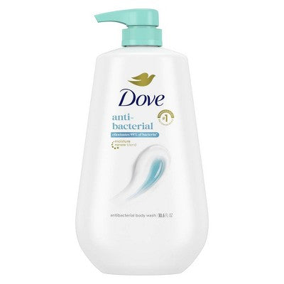 Dove Beauty Antibacterial Body Wash Pump 30.6 fl oz - Imperfect Container by This is Beauty US