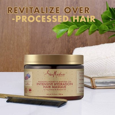 SheaMoisture Manuka Honey &amp; Mafura Hair Oil Intensive Hydration Hair Mask 11.5oz - New by This is Beauty US