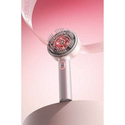 TYMO Trithera Scalp Therapy Red Light Massage Brush Hair Champagne Pink - Imperfect Box by This is Beauty US