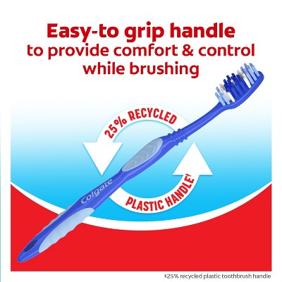 Colgate Extra Clean Full Head Toothbrush Medium 6ct - Imperfect Box by This is Beauty US