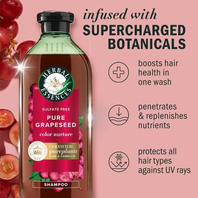 Herbal Essences Grape Seed Shampoo Color Protection and Hair Nourishment 13.5 fl oz - Imperfect Container by This is Beauty US
