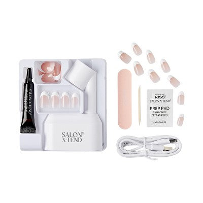 KISS Products Salon X-tend LED Soft Gel System Pure Fake Nails - Imperfect Box by This is Beauty US