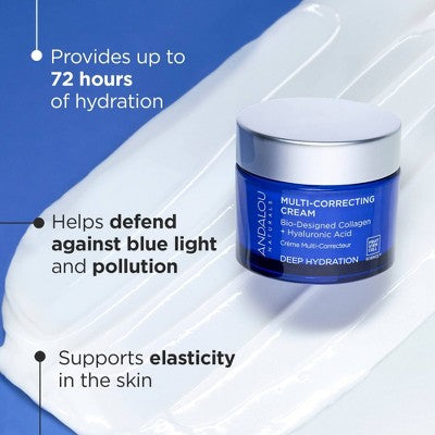 Andalou Naturals Deep Hydration Multi-Correcting Face Cream 1.7 fl oz - New by This is Beauty US