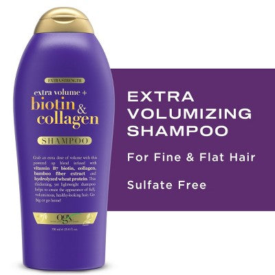 OGX Extra Strength Biotin and Collagen Shampoo 25.4 fl oz - Imperfect Container by This is Beauty US