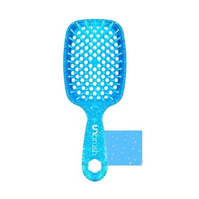 UNbrush Detangler Hair Brush Glitter Sapphire - Imperfect Box by This is Beauty US