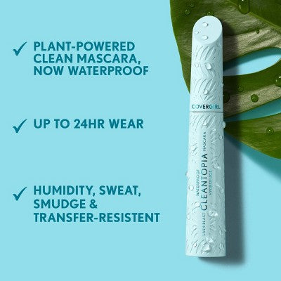 COVERGIRL Lash Blast Cleantopia Waterproof Mascara Black Brown 0.32 fl oz - Imperfect Box by This is Beauty US