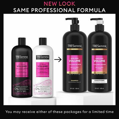 Tresemme Healthy Volume Shampoo and Conditioner 56 fl oz/2pc - Imperfect Box by This is Beauty US