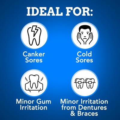 Orajel 3x Medicated Mouth Sores Gel 0.42oz - New by This is Beauty US