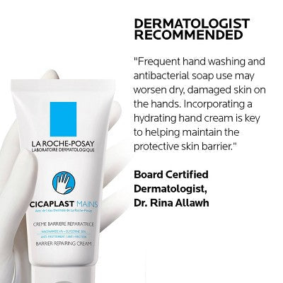 La Roche Posay Cicaplast Hand Lotion Unscented 1.7oz - New by This is Beauty US
