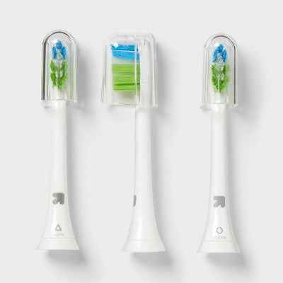 Anti-Plaque Sonic Brush Heads 3ct Up&amp;Up - Imperfect Box