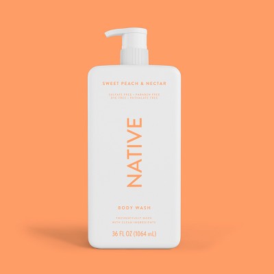 Native Body Wash for Women &amp; Men Sweet Peach &amp; Nectar 36 fl oz - New by This is Beauty US