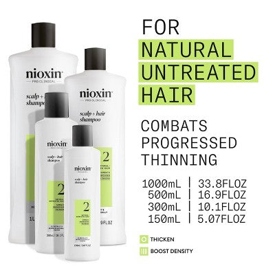 Nioxin System 2 Shampoo Cleanser - 10.1 fl oz by This is Beauty US