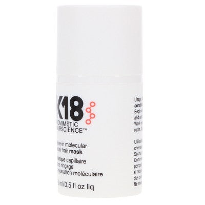 K18 Leave-In Molecular Repair Hair Mask 0.5 oz - Imperfect Box by This is Beauty US