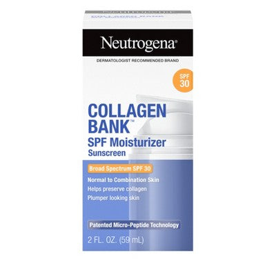 Neutrogena Collagen Bank Daily Face Moisturizer SPF 30 2 fl oz - Imperfect Box  DestGlow