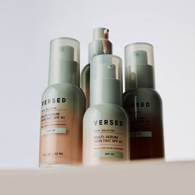 Versed Skin Solution Multi-Serum Skin Tint Foundation SPF 40 14C 1 fl oz - Imperfect Container by This is Beauty US