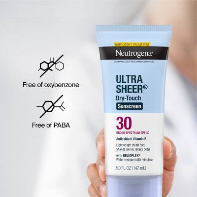 Neutrogena Ultra Sheer Dry-Touch Water Resistant Lotion SPF 30 5 fl oz - Imperfect Container by This is Beauty US