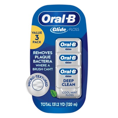 Oral-B Glide Pro-Health Deep Clean Dental Floss Cool Mint 3pk - Imperfect Box by This is Beauty US