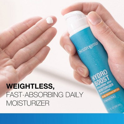 Neutrogena Hydro Boost Hyaluronic Acid Facial Moisturizer to Hydrate &amp; Soothe Dry Skin SPF 50 1.7 fl oz - Missing Box