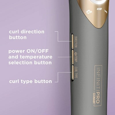 InfinitiPRO by Conair Curl Secret Ceramic Auto Hair Curling Iron - Imperfect Box by This is Beauty US