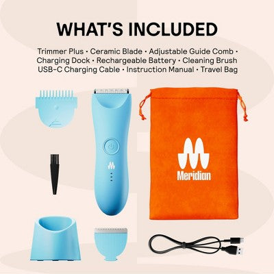 Meridian Trimmer Plus Below-the-Belt Groomer Sky - Imperfect Box by This is Beauty US